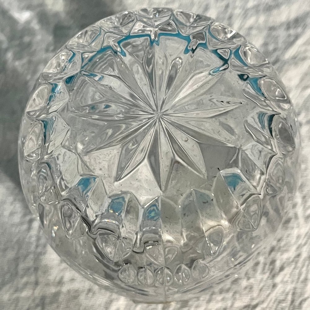 Vintage Mikasa Crystal Old Fashioned Christmas Tree Votive, Votive Candleholder - Picture 6 of 7